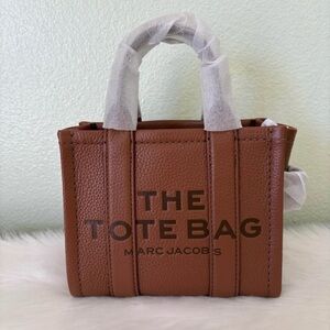 Marc Jacobs Crossbody Mini Tote Bag In Argan Oil Color